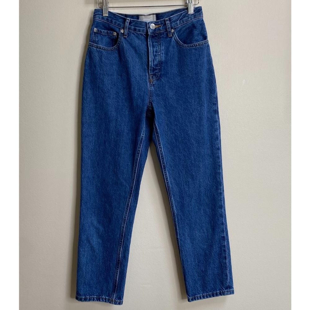 Everlane The '90s Cheeky Jean In Deep Atlantic Wash Size 26 Ankle - Picture 5 of 15